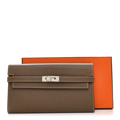Hermes Epsom Kelly Longue Wallet Etoupe 8 of 8