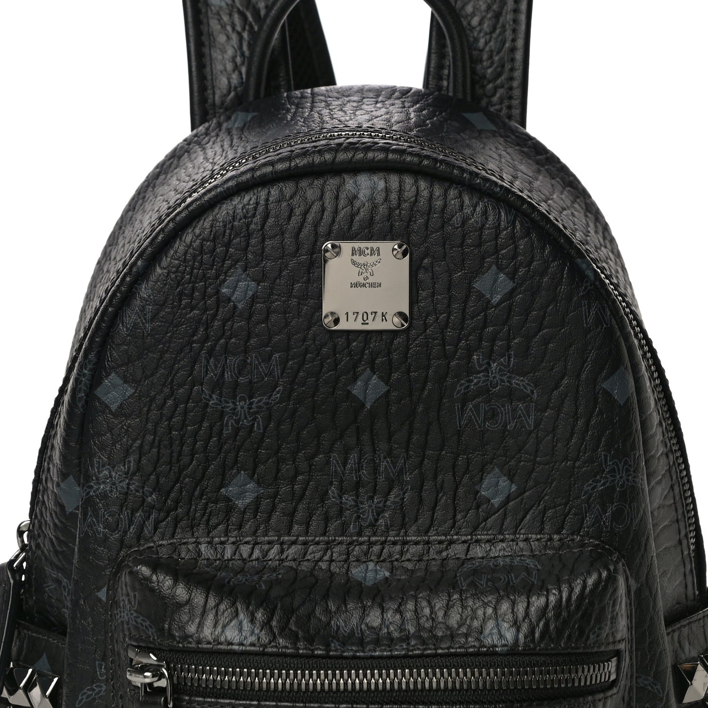 Visetos Side Stud Mini Stark Backpack Black