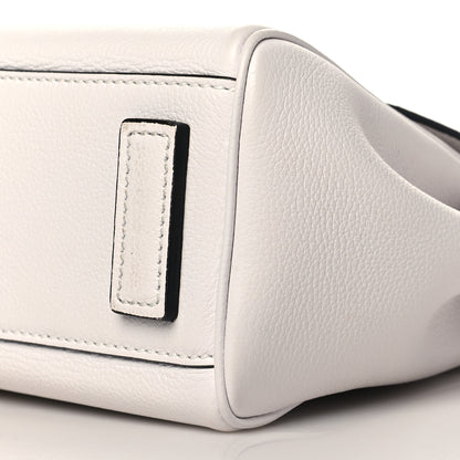 Versace Grained Calfskin Small La Medusa Top Handle Bag White 9 of 9