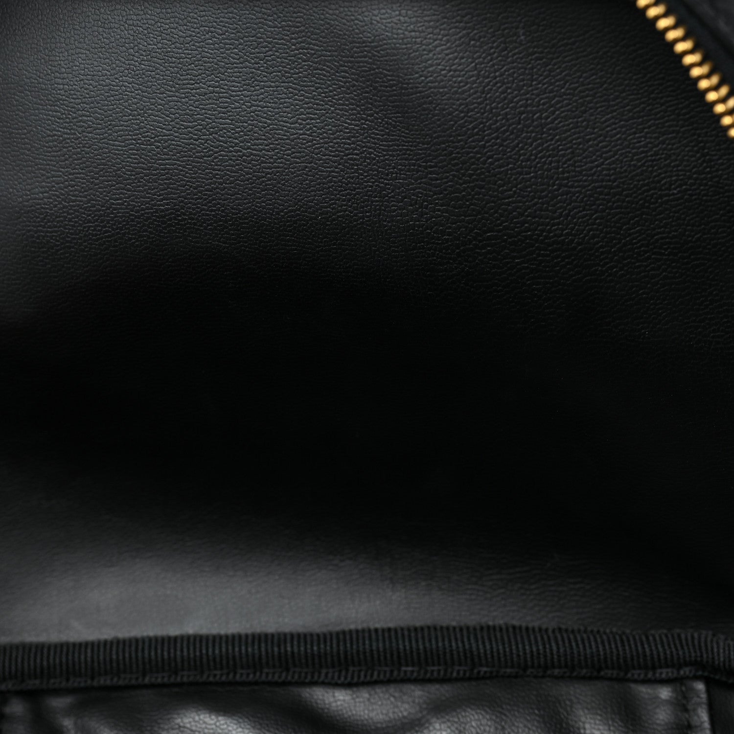 Chanel Lambskin Vanity Cosmetic Case Black 9 of 10