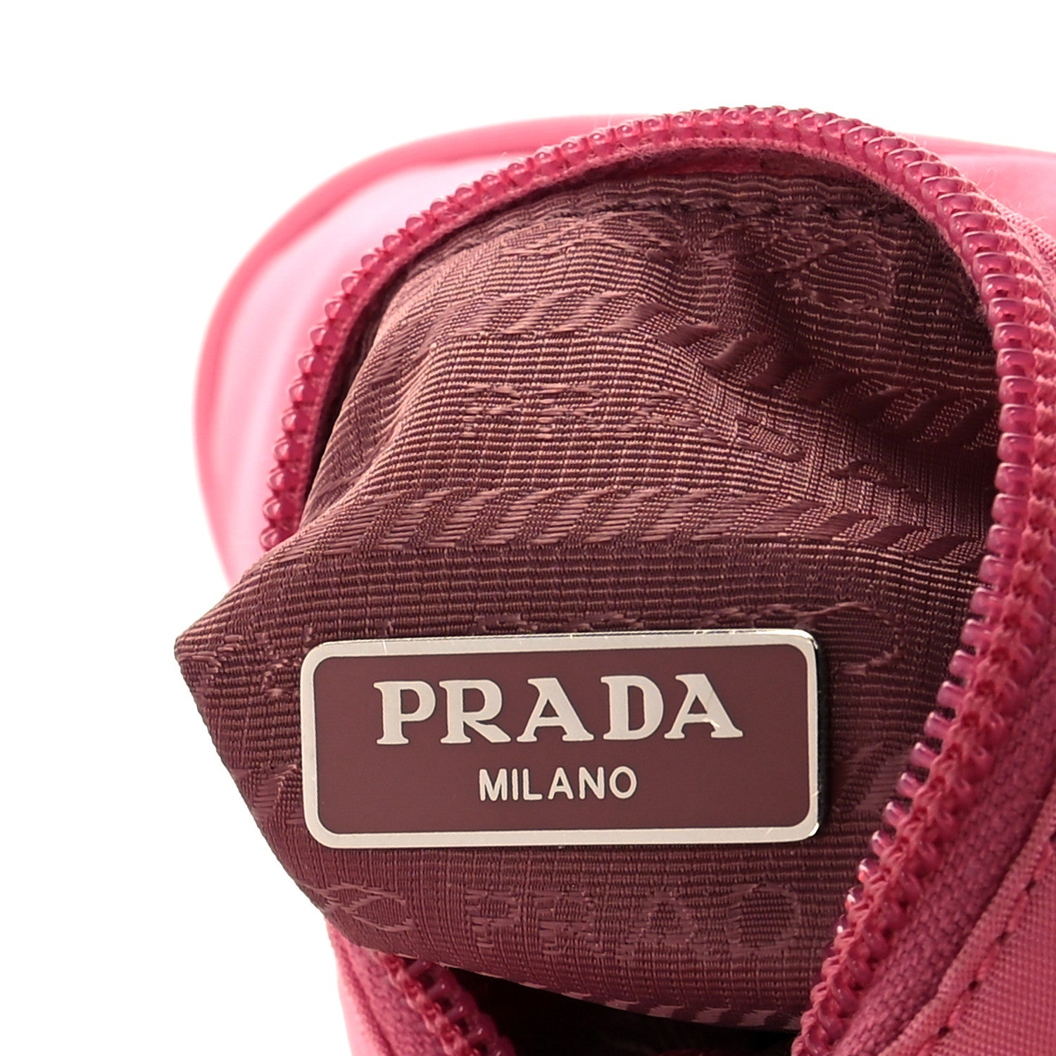 Prada Tessuto Nylon Mini Re-Edition 2000 Bag Begonia 6 of 12