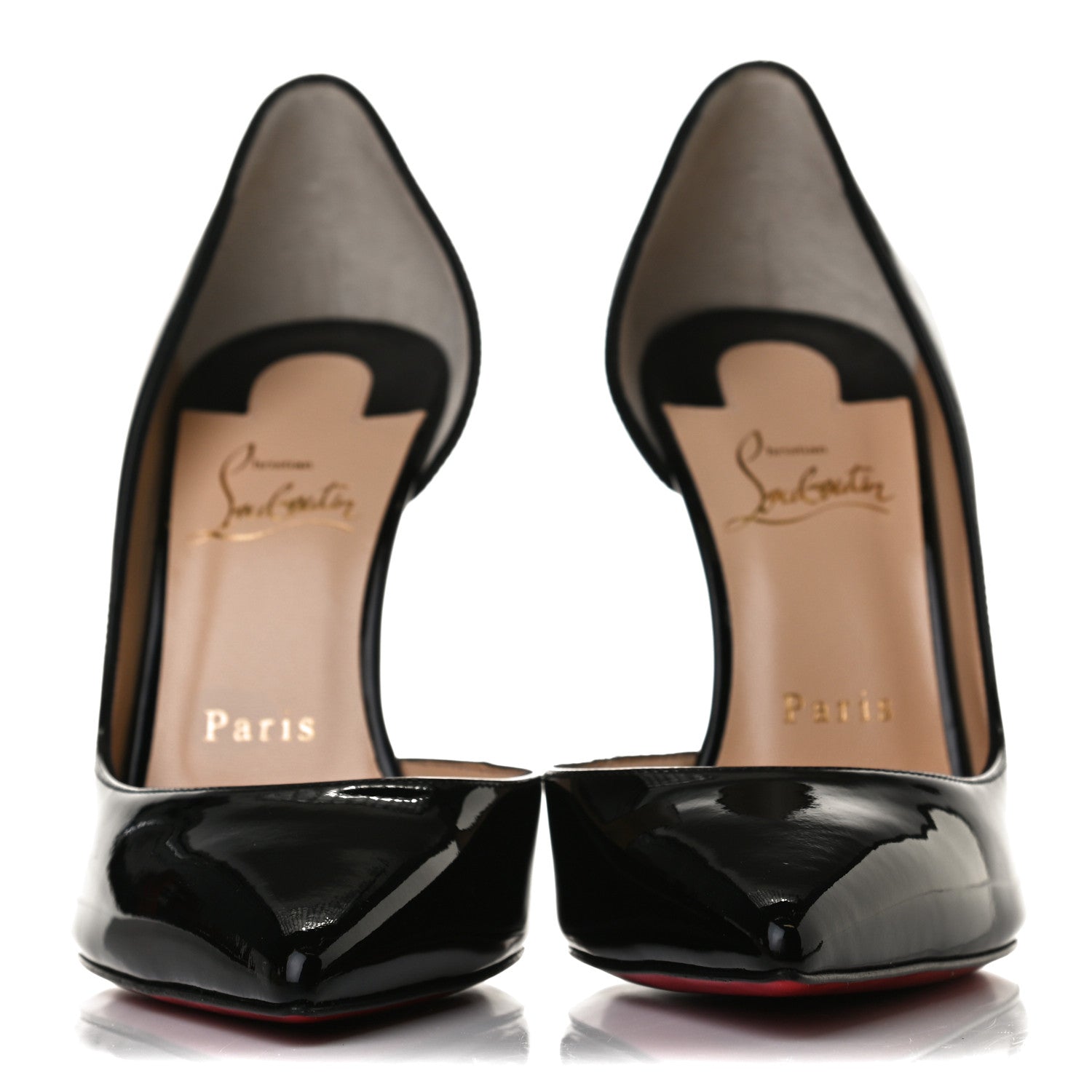 Christian Louboutin Patent Iriza 100 Pumps 38 Black 2 of 10
