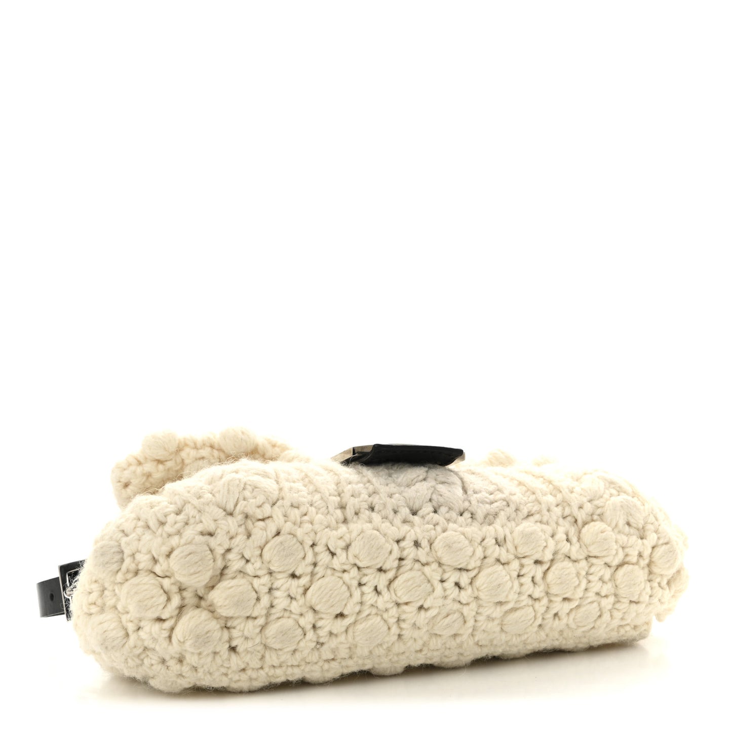 Woven Knit Baguette White