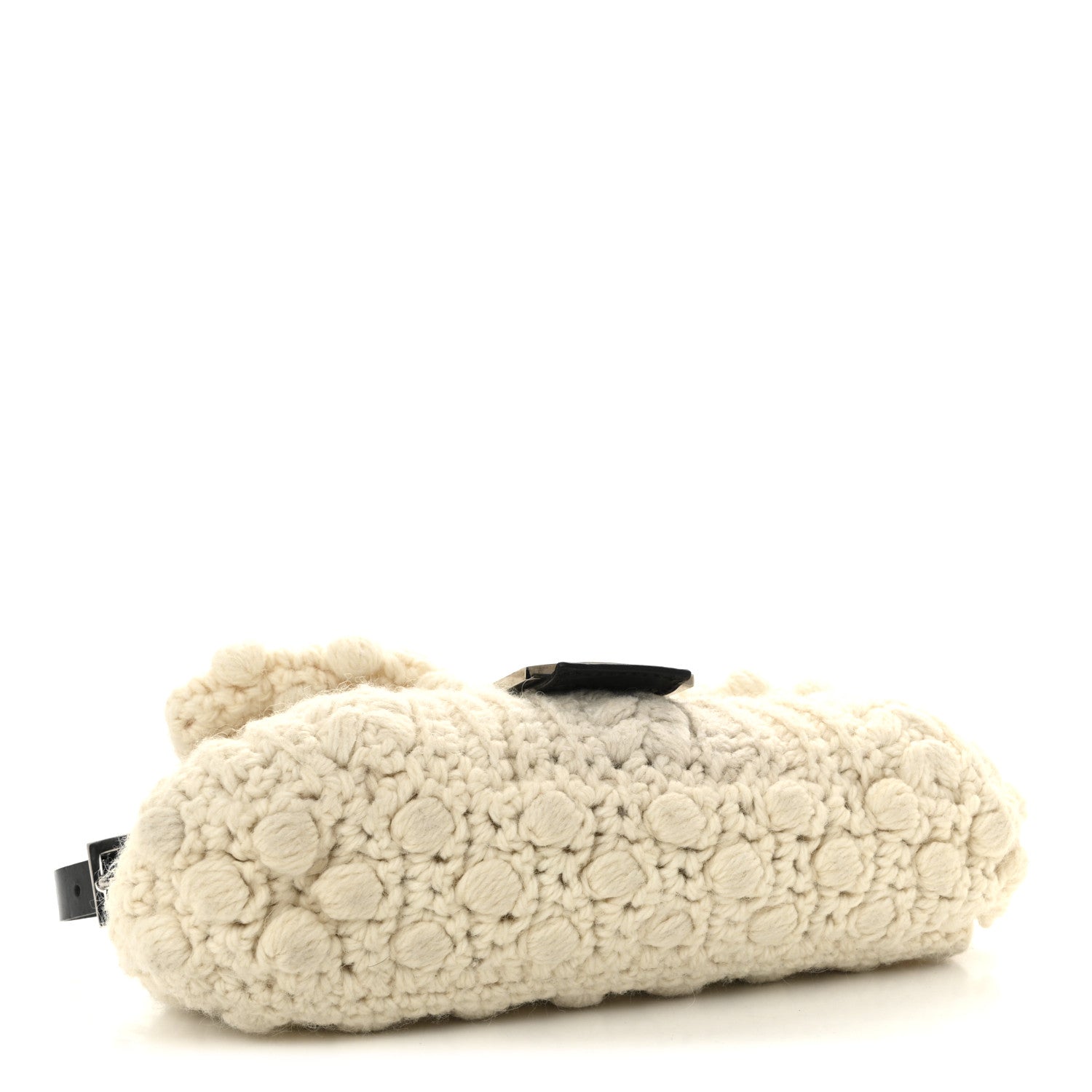 Fendi Woven Knit Baguette White 4 of 9