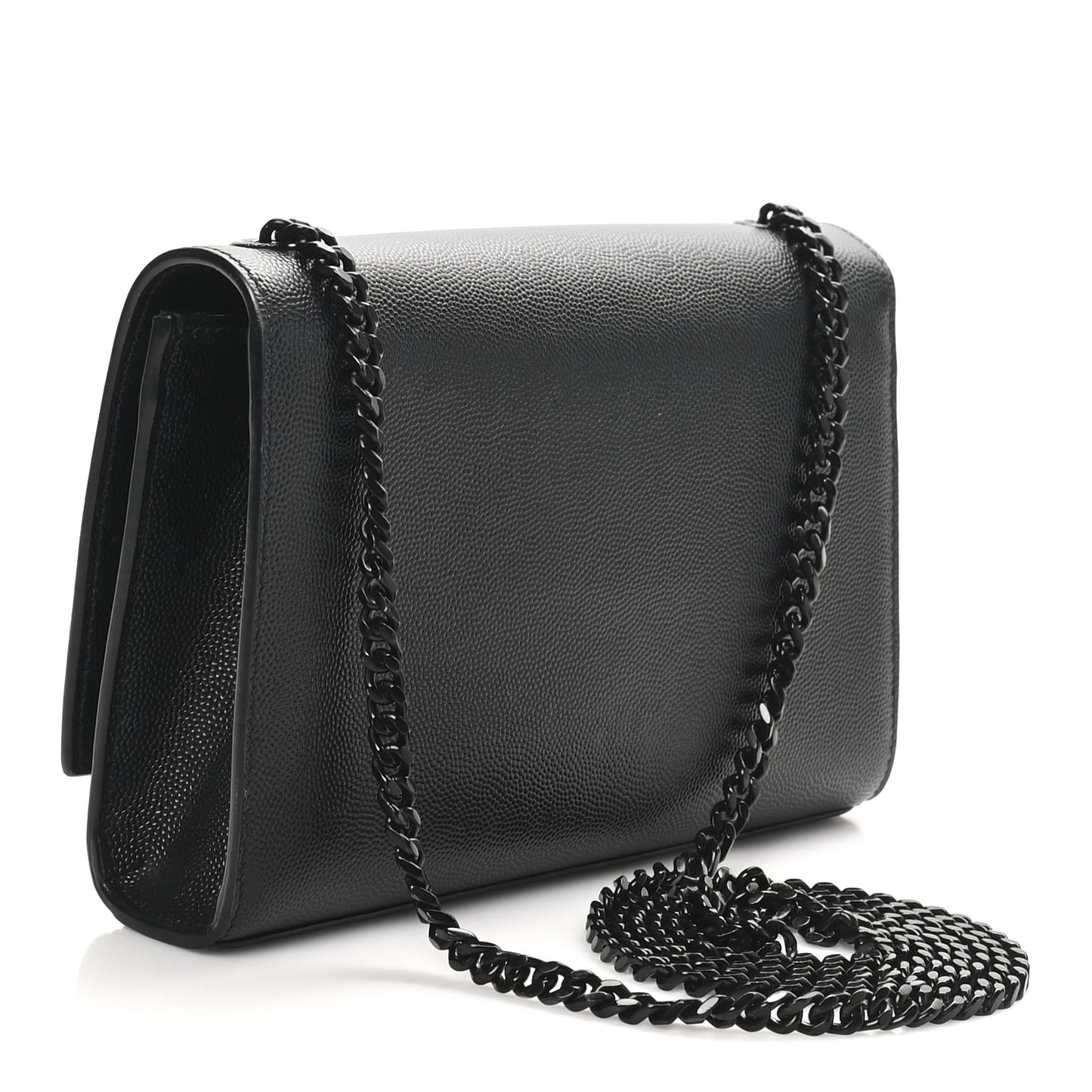 Grain De Poudre Small Monogram Monochrome Kate Satchel Black