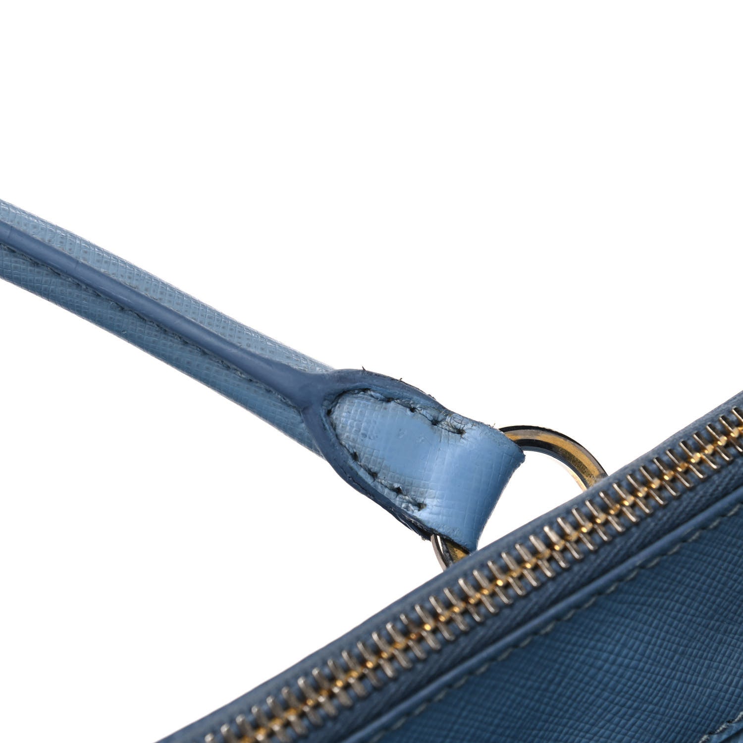 Prada Saffiano Medium Galleria Double Zip Tote Aviazione 14 of 14