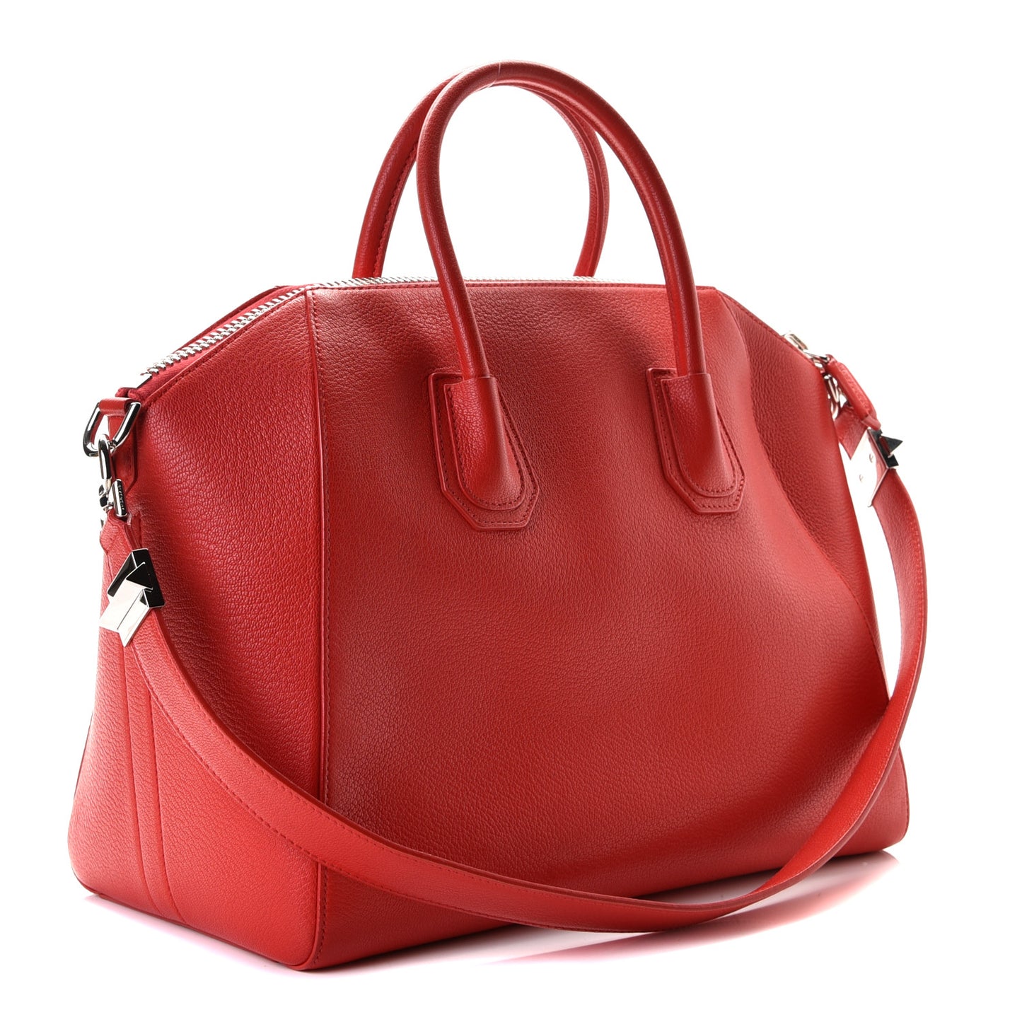 Sugar Goatskin Medium Antigona Red