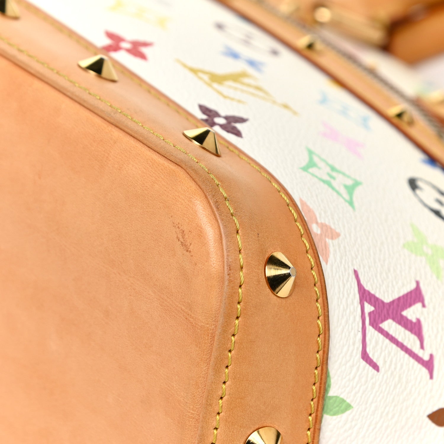 Louis Vuitton Monogram Multicolor Alma White 16 of 21