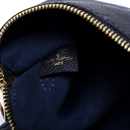 Louis Vuitton Empreinte Monogram Giant Neverfull MM Pochette Black 8 of 10