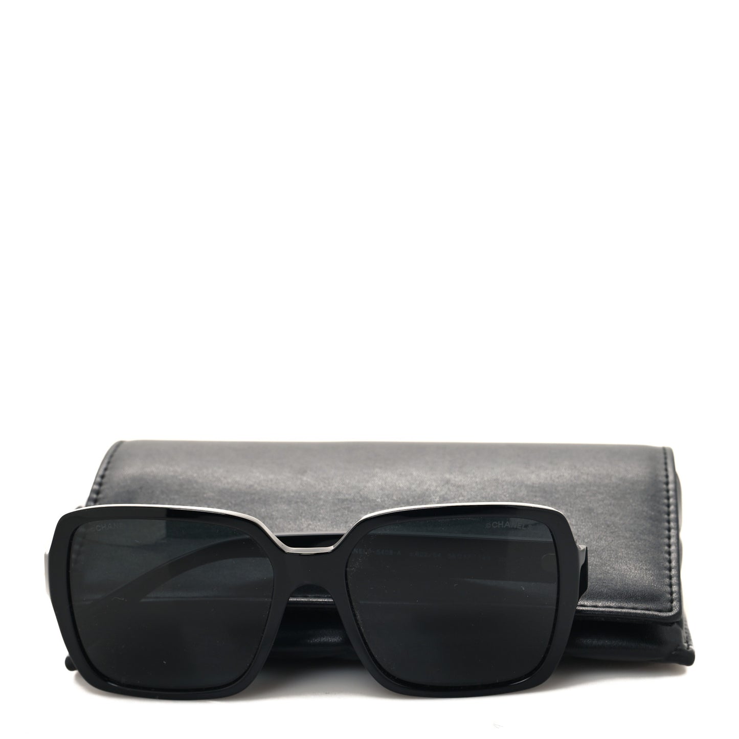 Acetate Polarized Square Sunglasses 5408 Black