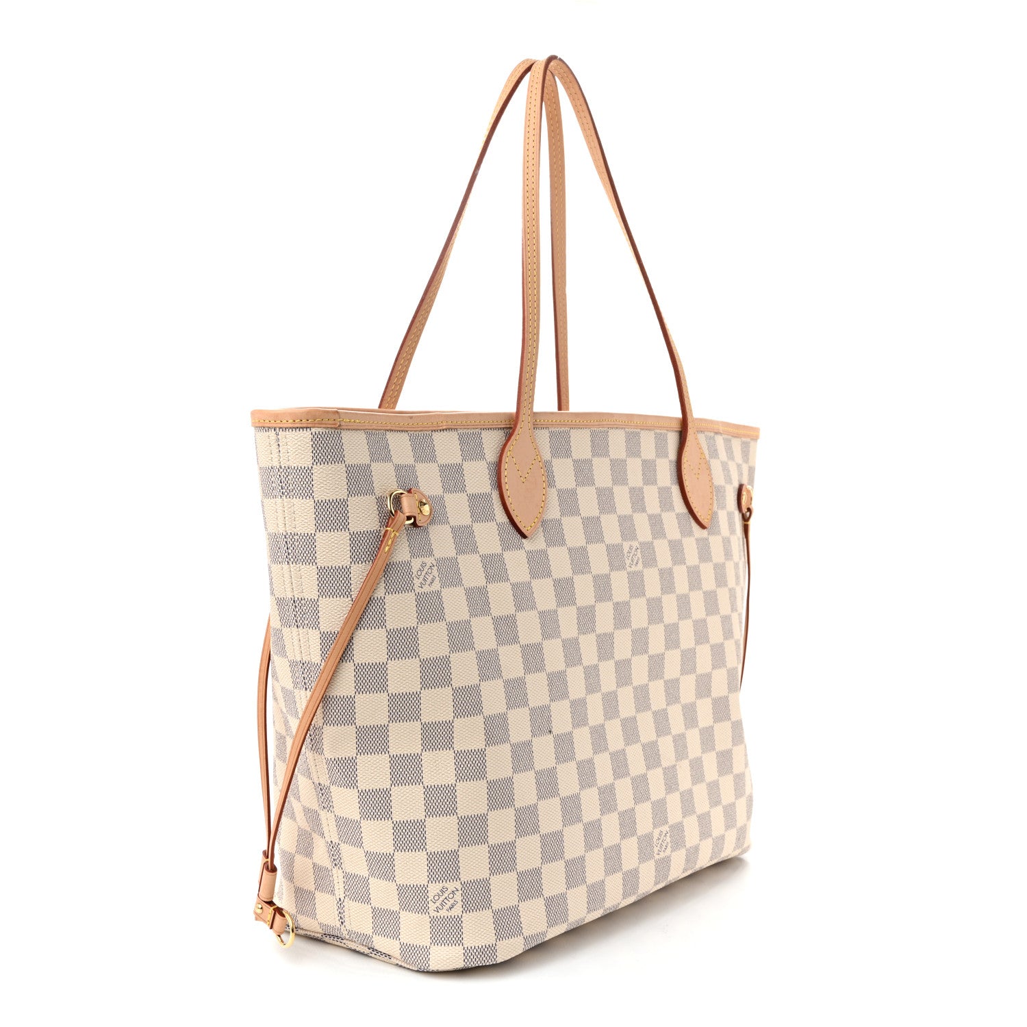Louis Vuitton Damier Azur Neo Neverfull MM Rose Ballerine 4 of 11