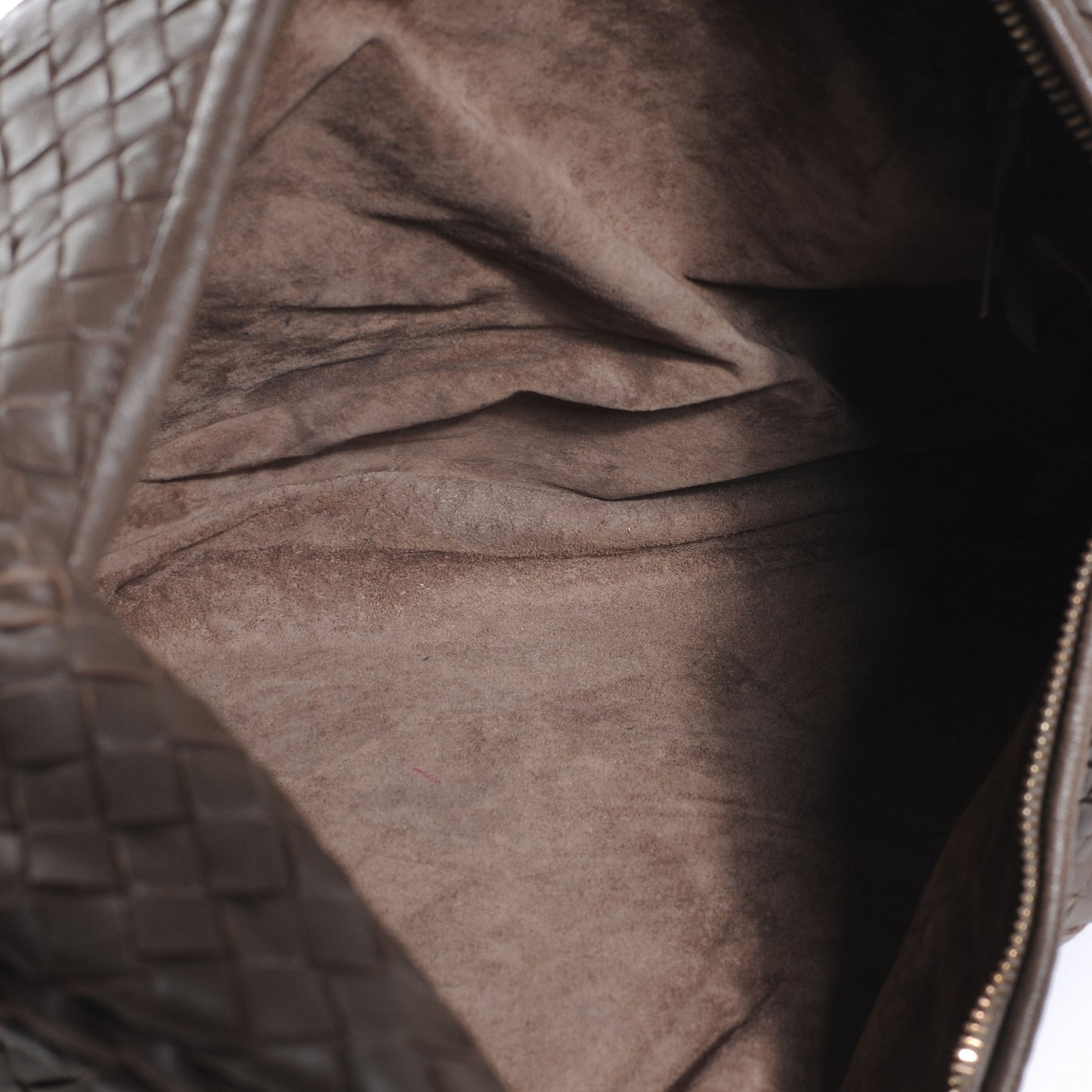 Nappa Intrecciato Large Veneta Hobo Ebano