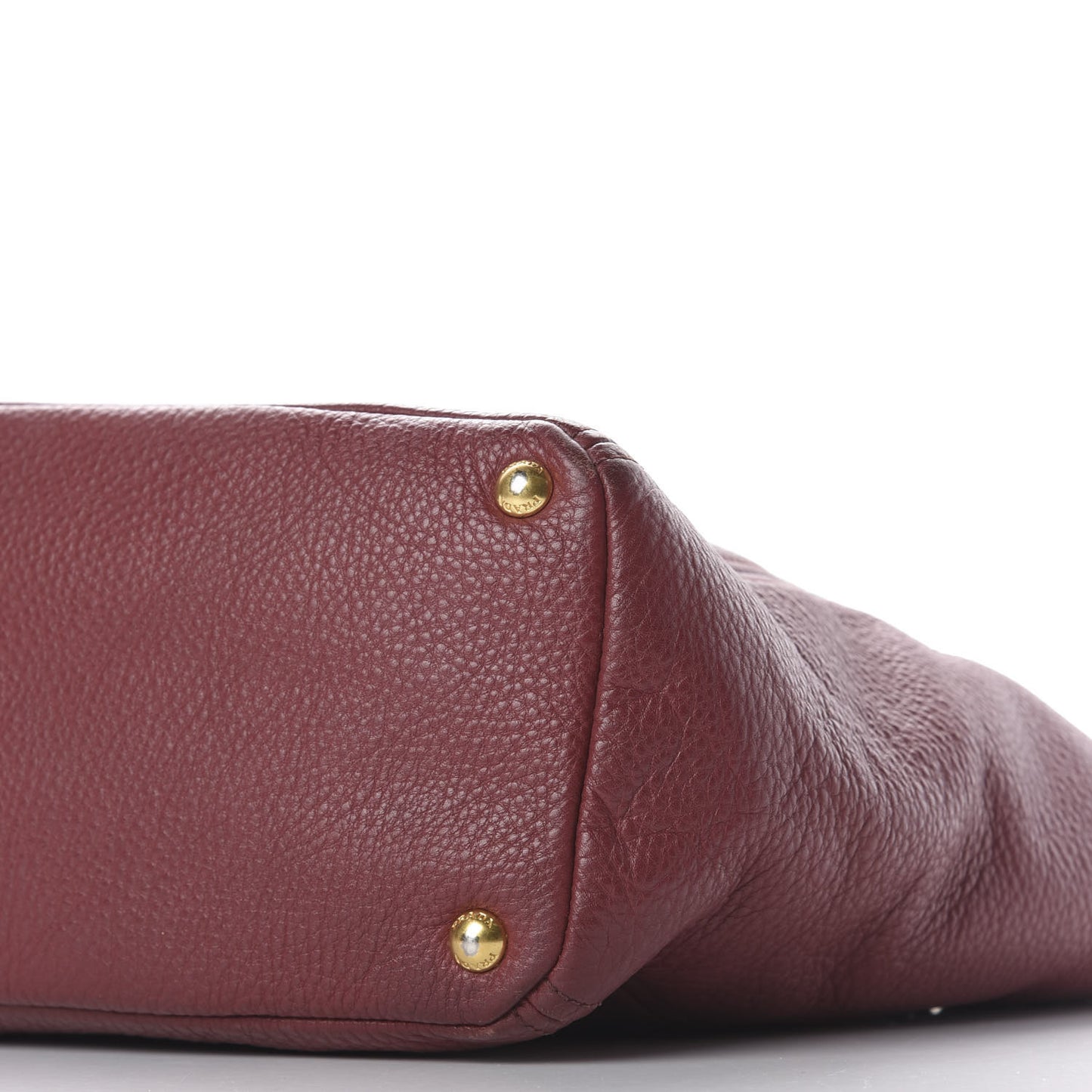 Vitello Daino Side Pocket Tote Rubino