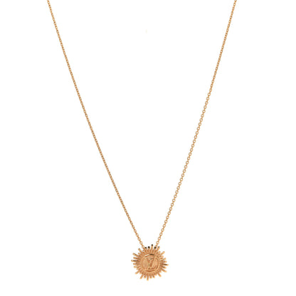 Louis Vuitton Brass Vendome Necklace Gold 1 of 7