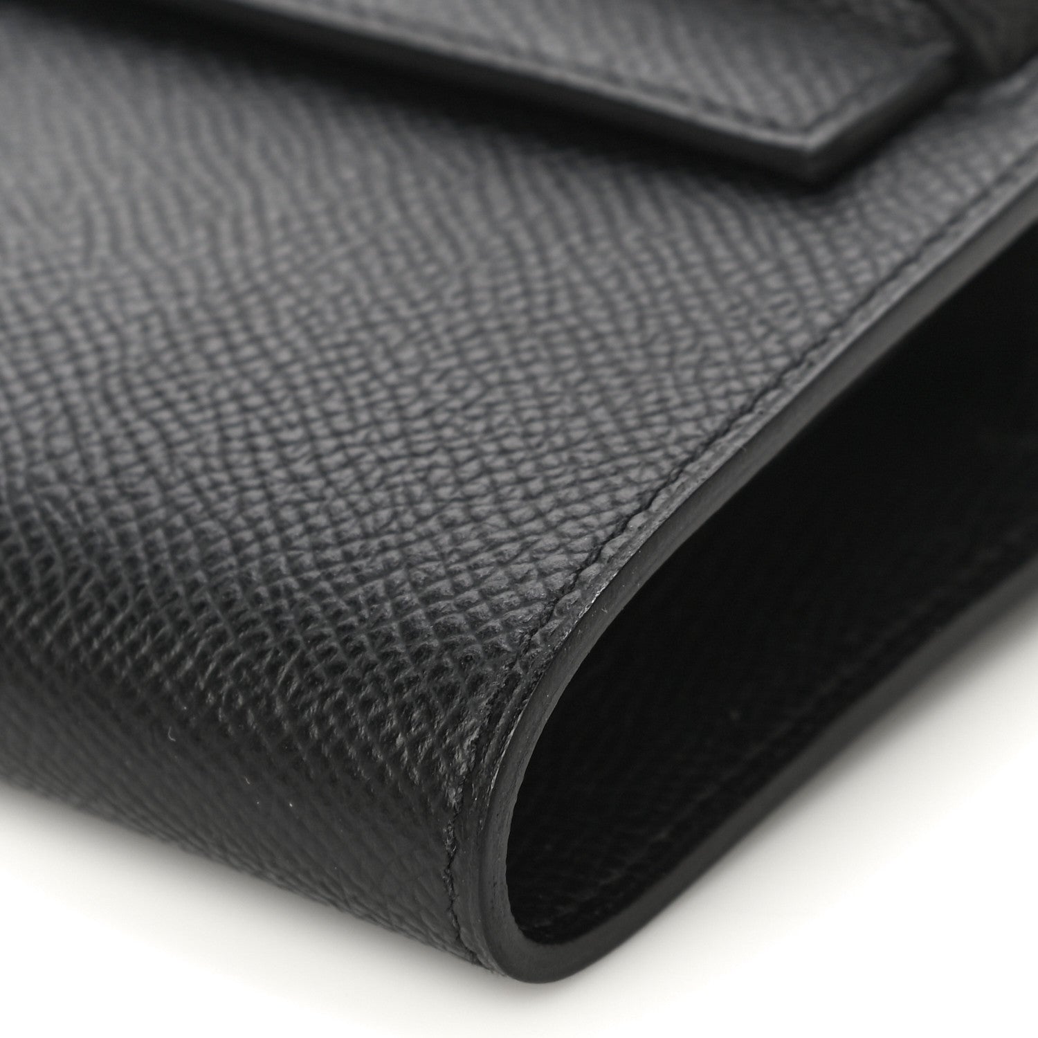 Hermes Epsom Kelly Wallet To Go Black 9 of 10