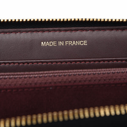 Chanel Caviar Quilted Large Gusset Zip Around Wallet Black 7 of 9