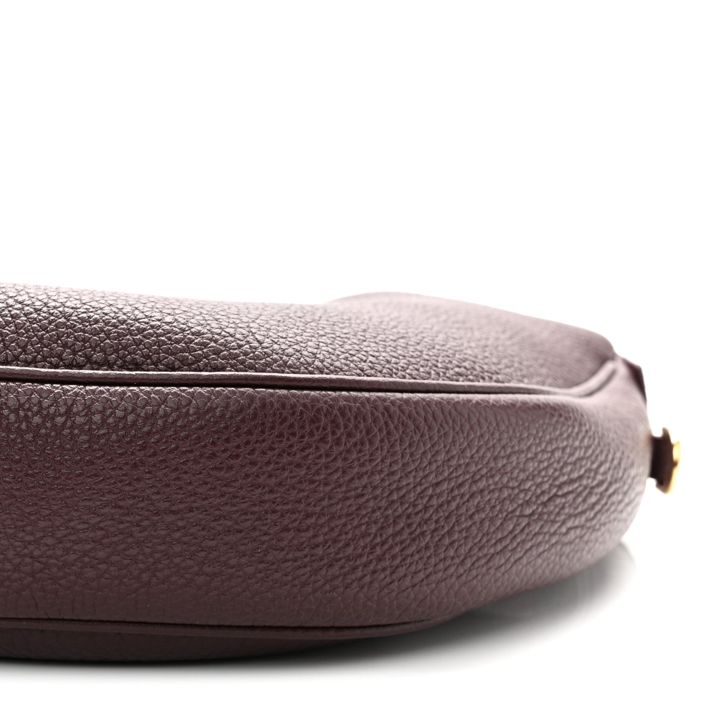 Supple Grained Calfskin Teen Lulu Shoulder Bag Deep Burgundy
