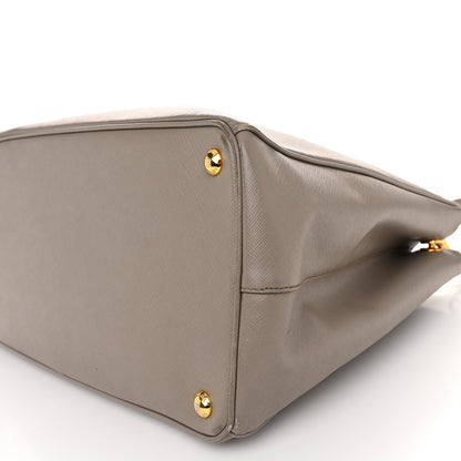 Prada Saffiano Large Galleria Double Zip Tote Argilla 10 of 15