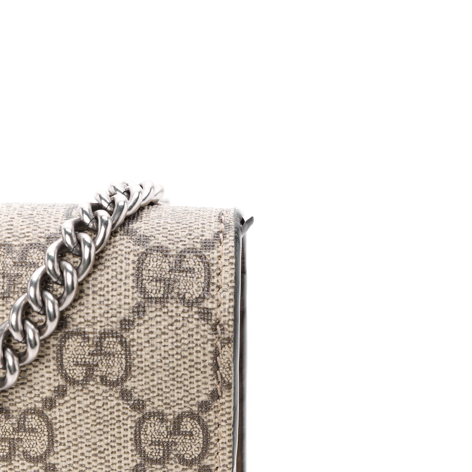 Gucci GG Supreme Monogram Mini Dionysus Chain Wallet Beige Taupe 11 of 11