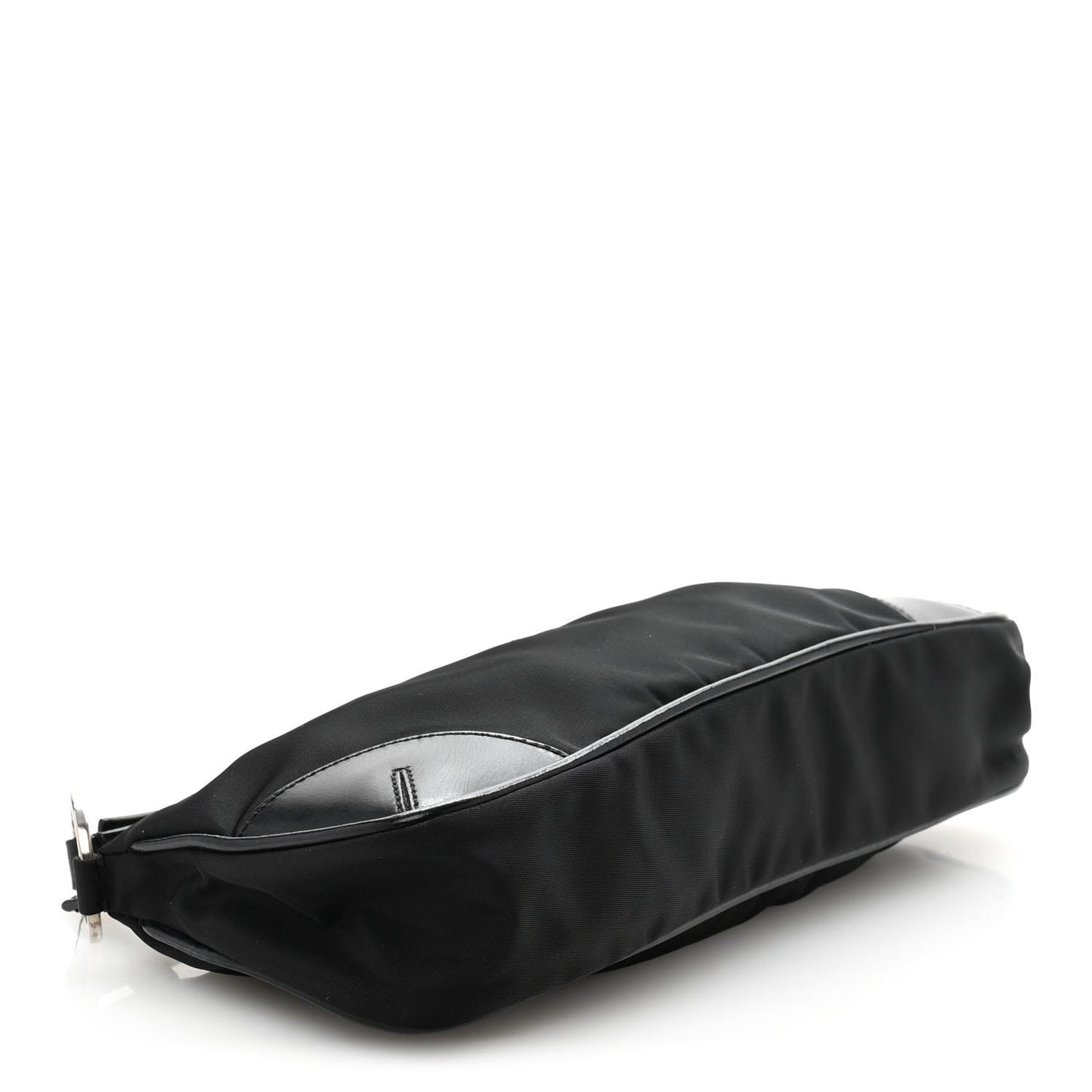 Tessuto Nylon Soft Calf Shoulder Bag Black Black