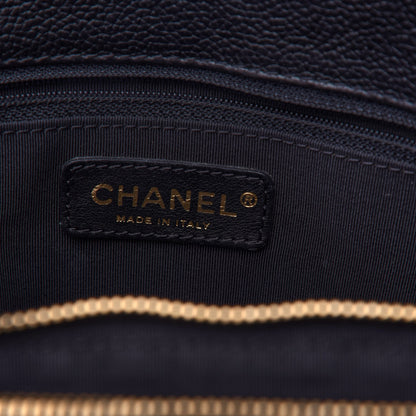 Chanel Calfskin Cerf Executive Shopper Tote Black 7 of 12