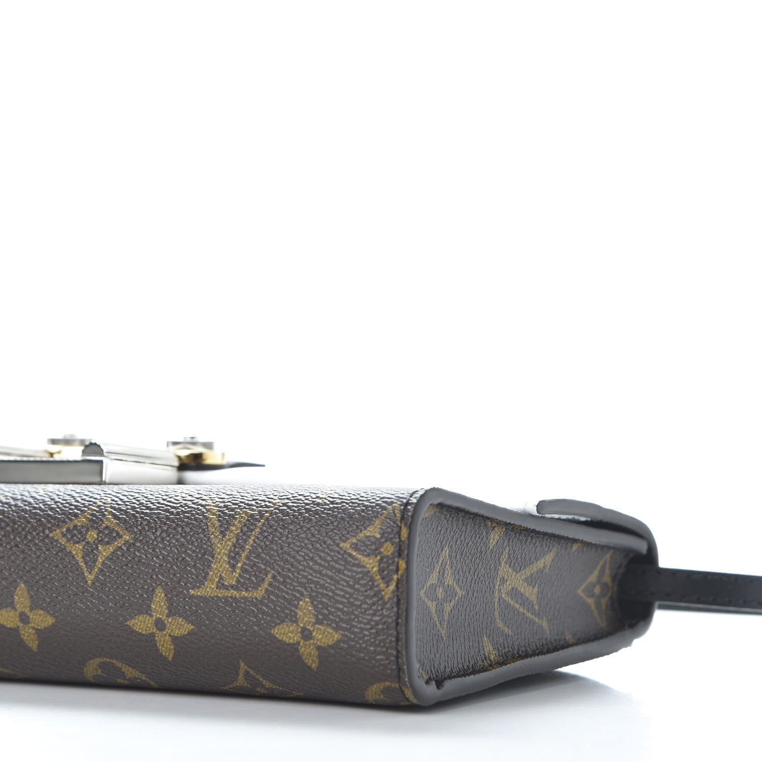 Louis Vuitton Calfskin Monogram Column Clutch 6 of 9