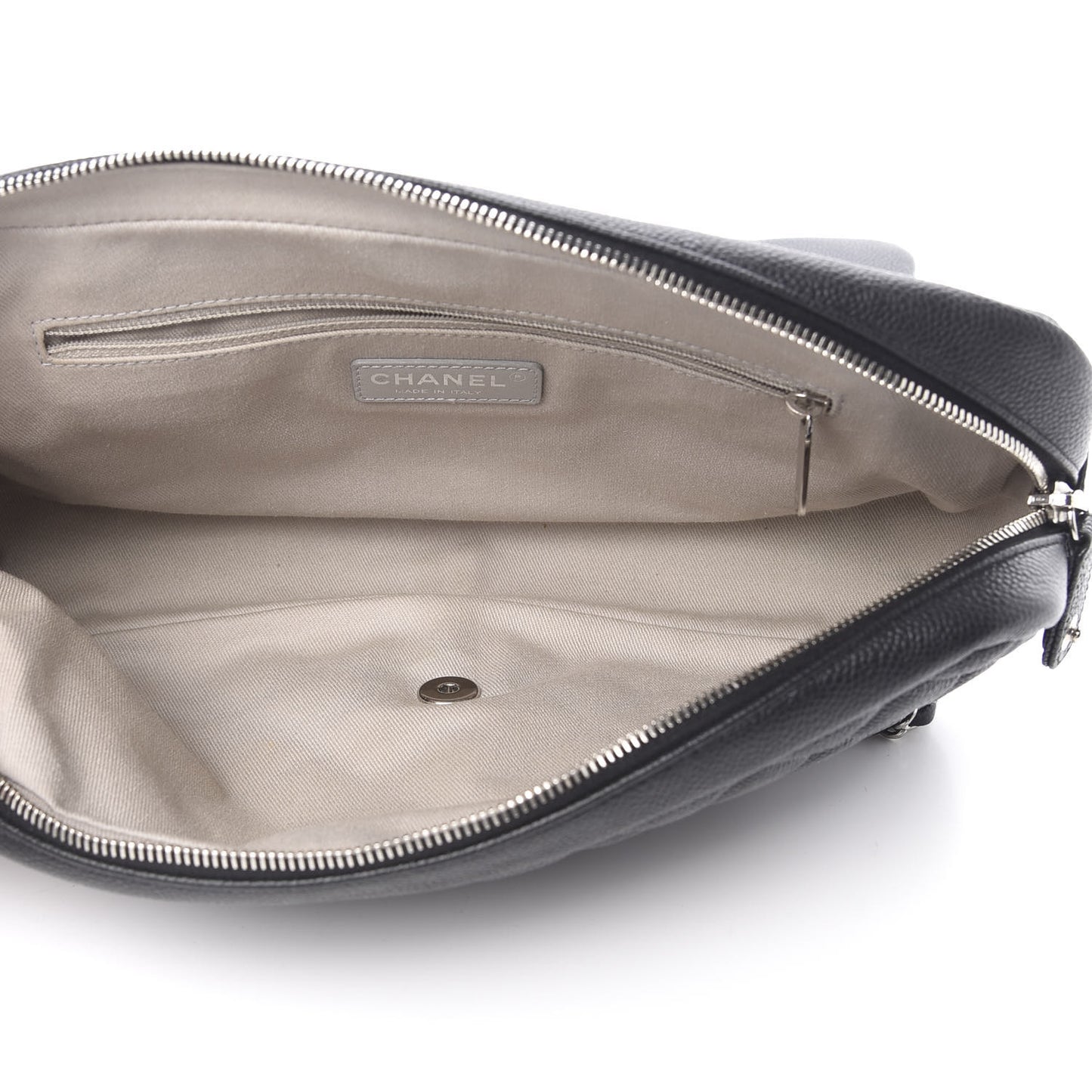 Caviar Quilted Jumbo Easy Flap Black