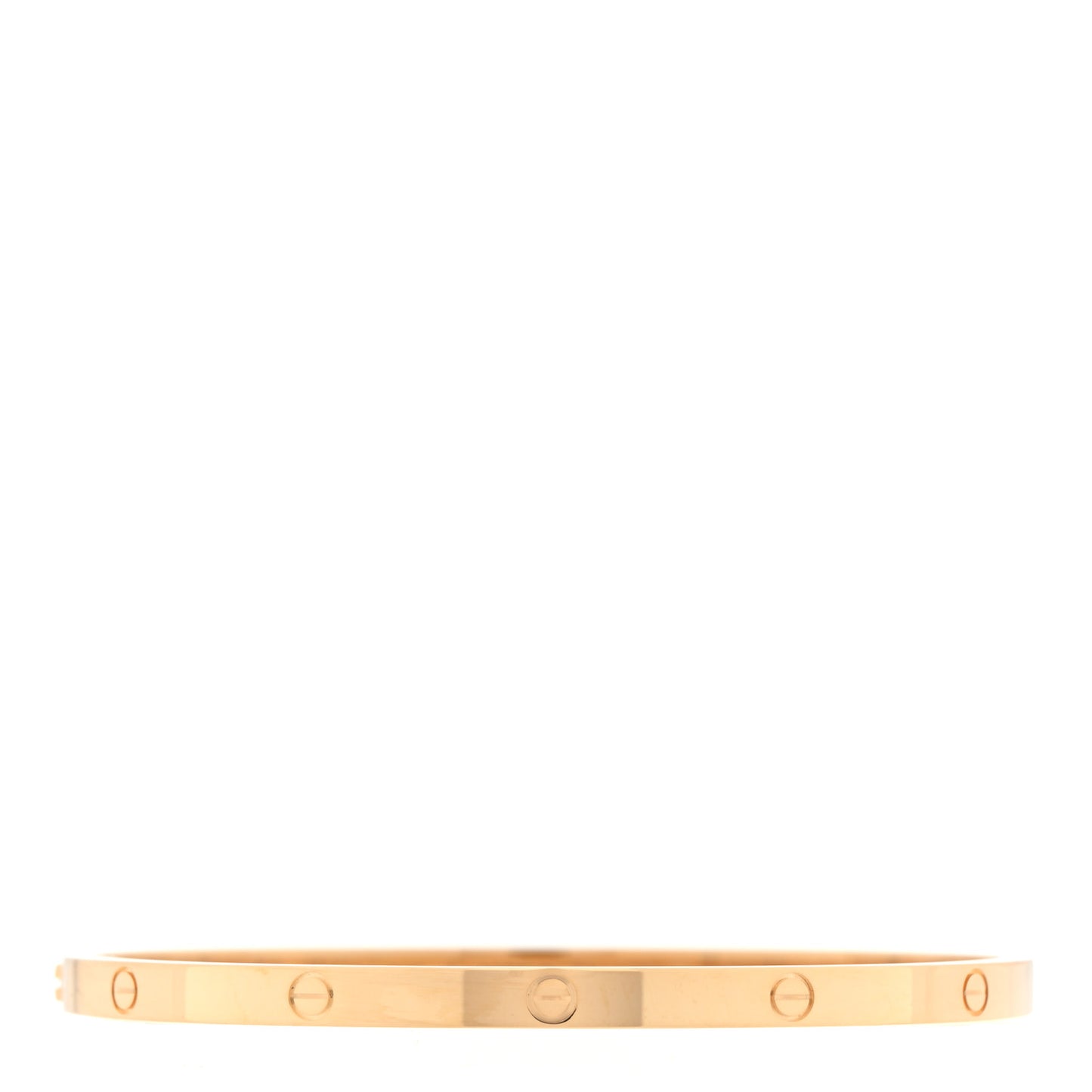 18K Yellow Gold Small LOVE Bracelet 17