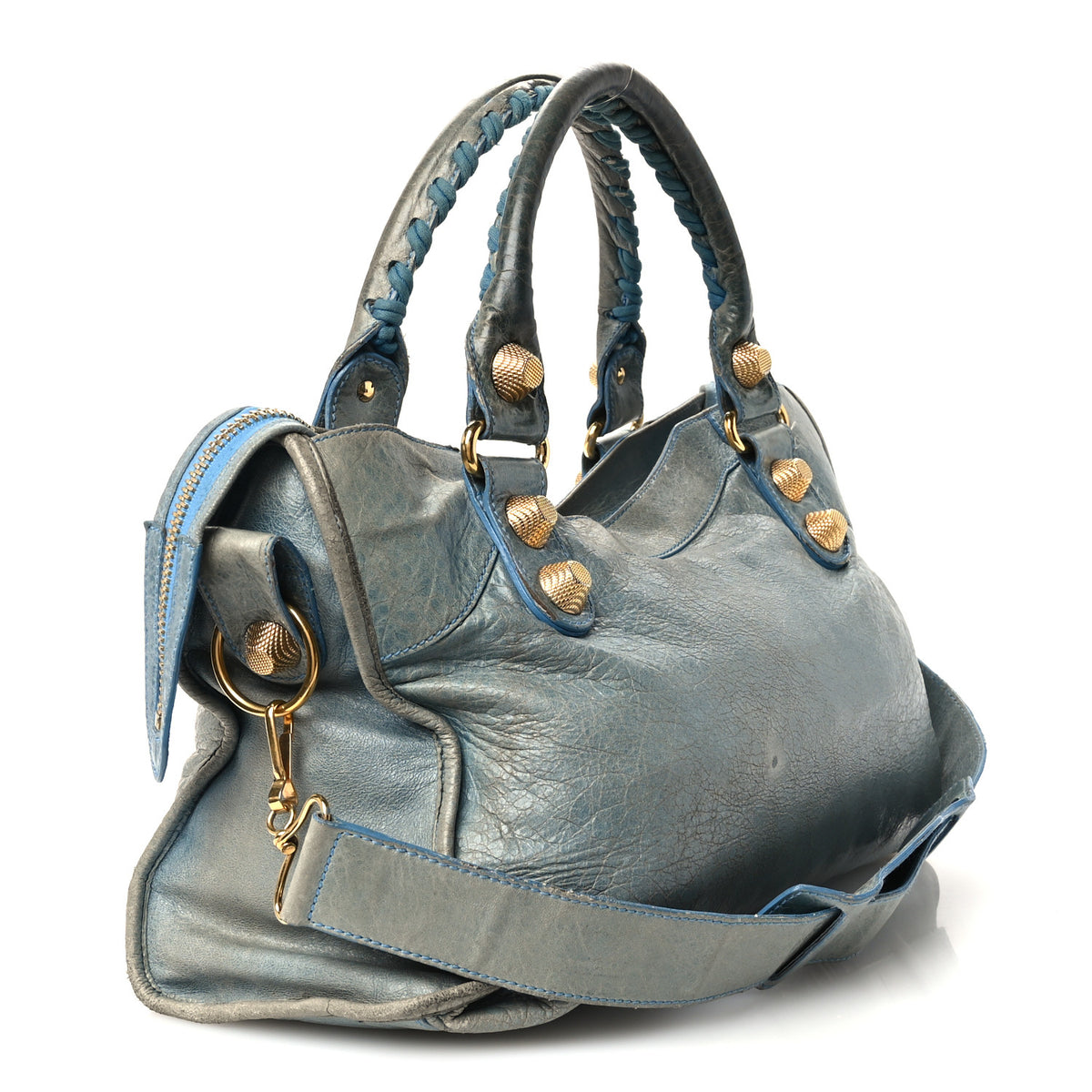 Balenciaga Agneau Giant 21 Gold Hardware City Sky Blue 4 of 12