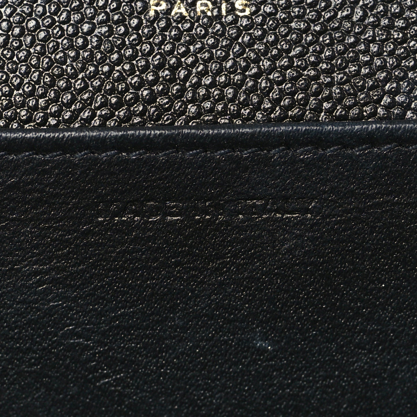Grain De Poudre Uptown Chain Wallet Black