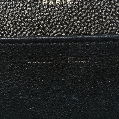 Saint Laurent Grain De Poudre Uptown Chain Wallet Black 6 of 6