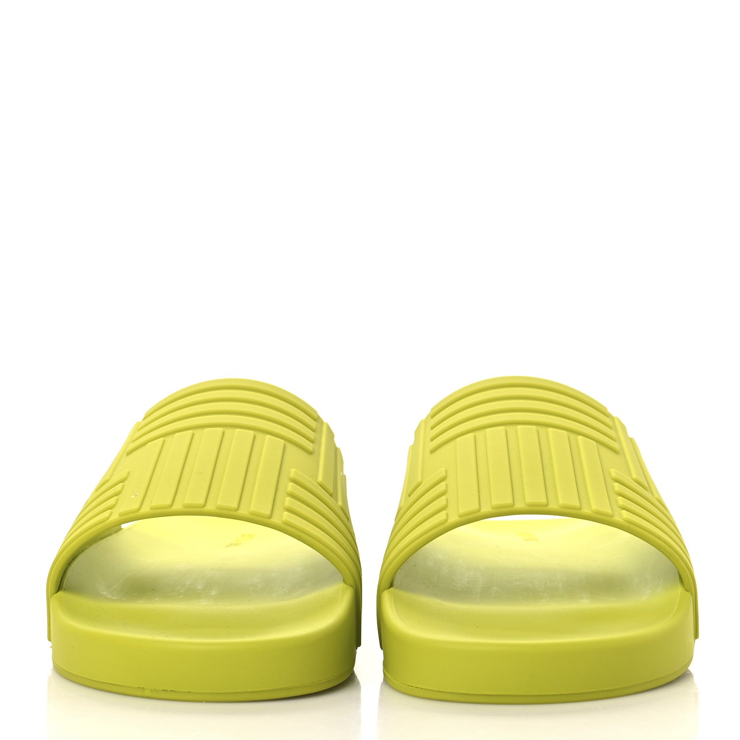 Bottega Veneta Rubber Carpet Slider Sandals 39 Kiwi 3 of 8
