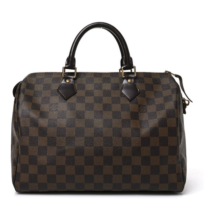 Louis Vuitton Damier Ebene Speedy 30 1 of 10