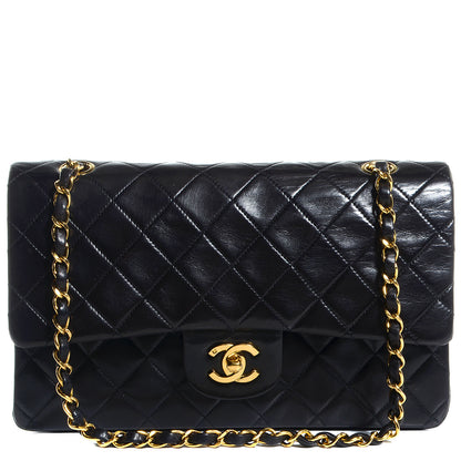 Chanel Lambskin Medium Double Flap Black 1 of 11