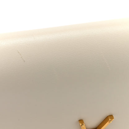 Saint Laurent Box Calfskin Monogram Medium Solferino Satchel Crema Soft 17 of 18