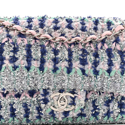 Chanel Tweed Medium Single Flap Pink 8 of 10