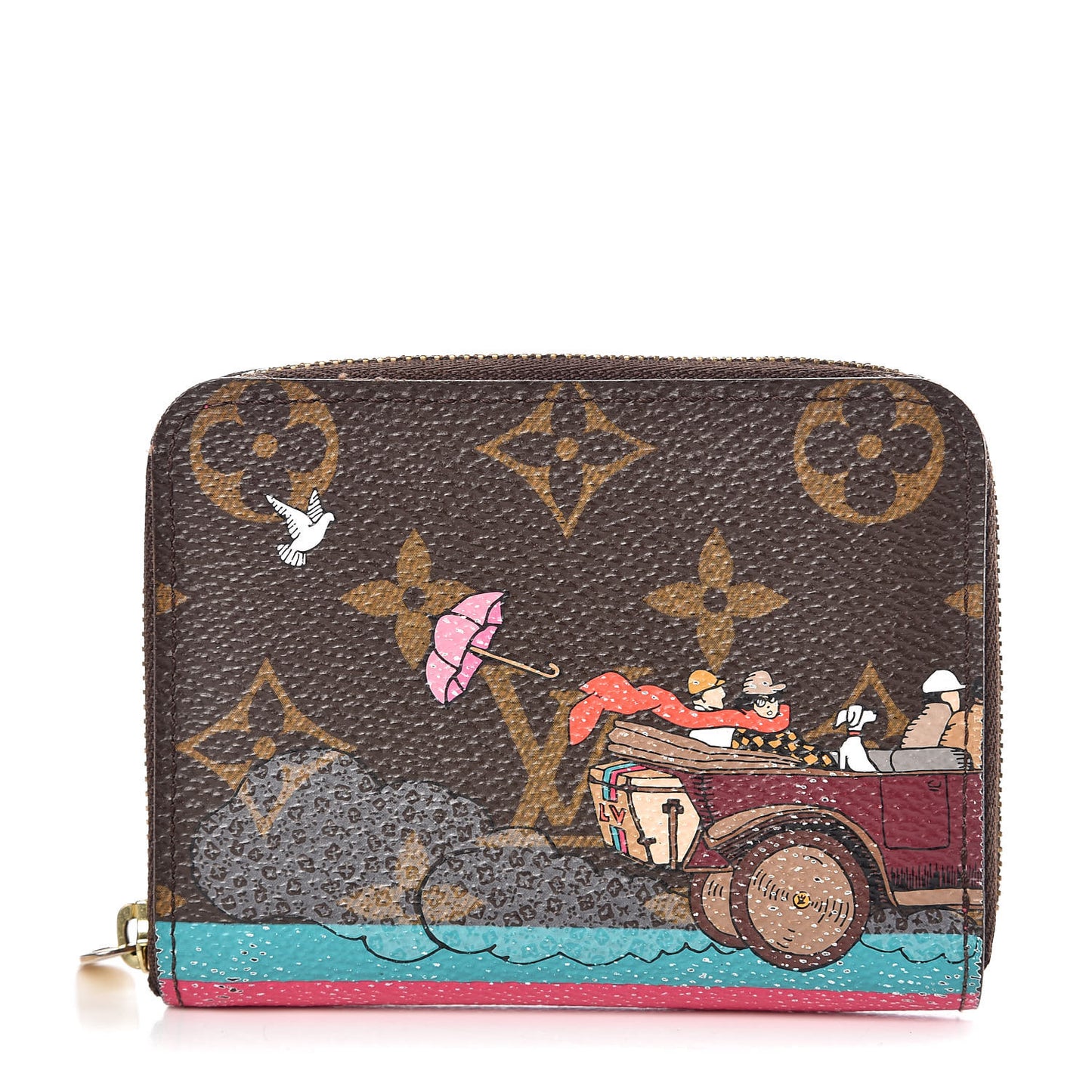 Monogram 2015 Christmas Animation Zippy Coin Purse