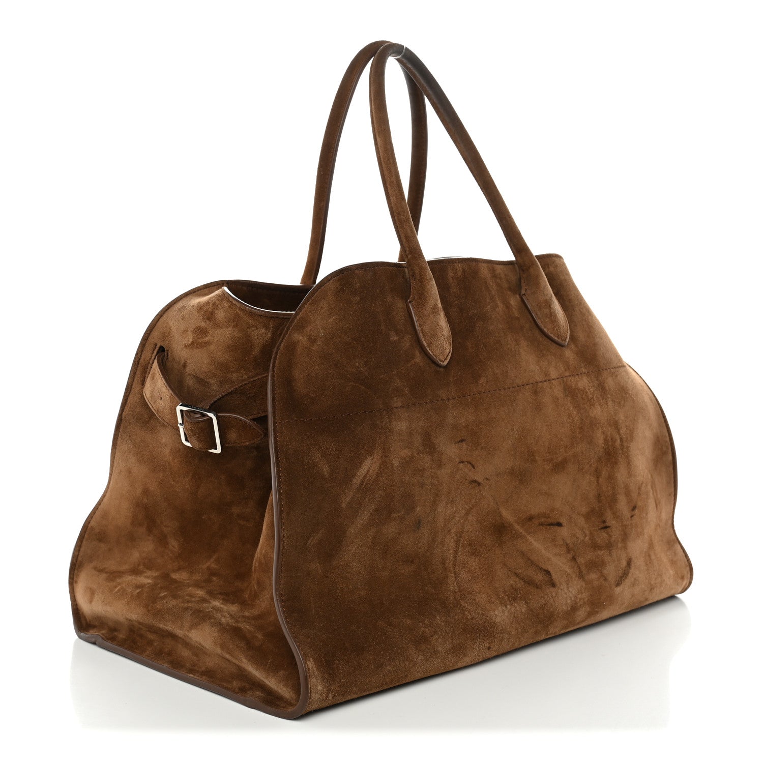 The Row Suede Soft Margaux 15 Desert 3 of 12