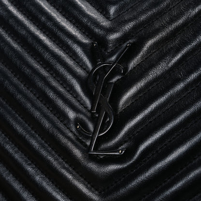 Saint Laurent Calfskin Matelasse Monogram Monochrome Lou Camera Bag Black 12 of 12