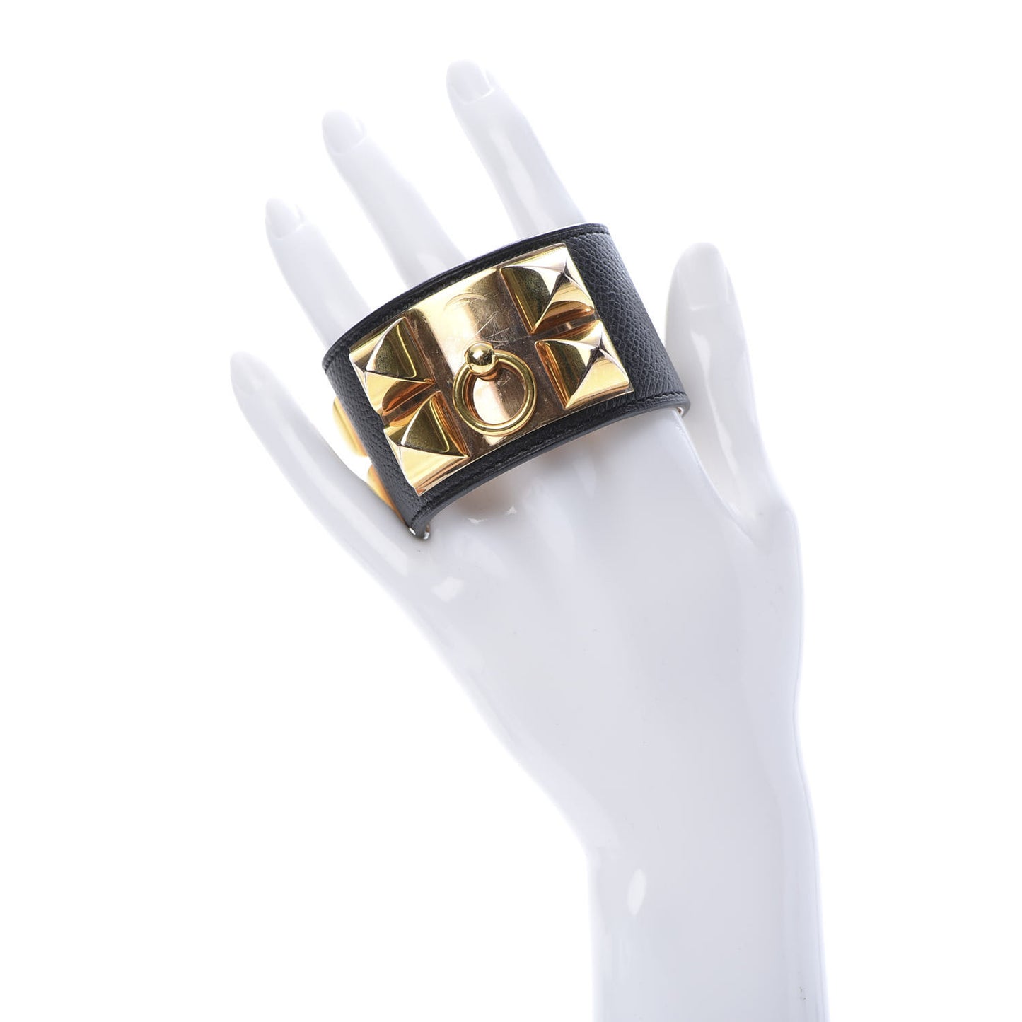 Epsom Collier de Chien CDC Bracelet S Black