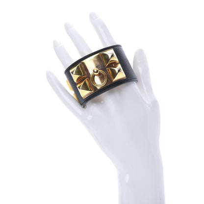 Hermes Epsom Collier de Chien CDC Bracelet S Black 2 of 9