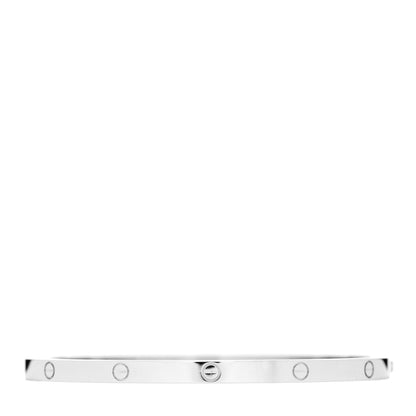 Cartier 18K White Gold Small LOVE Bracelet 17 2 of 4
