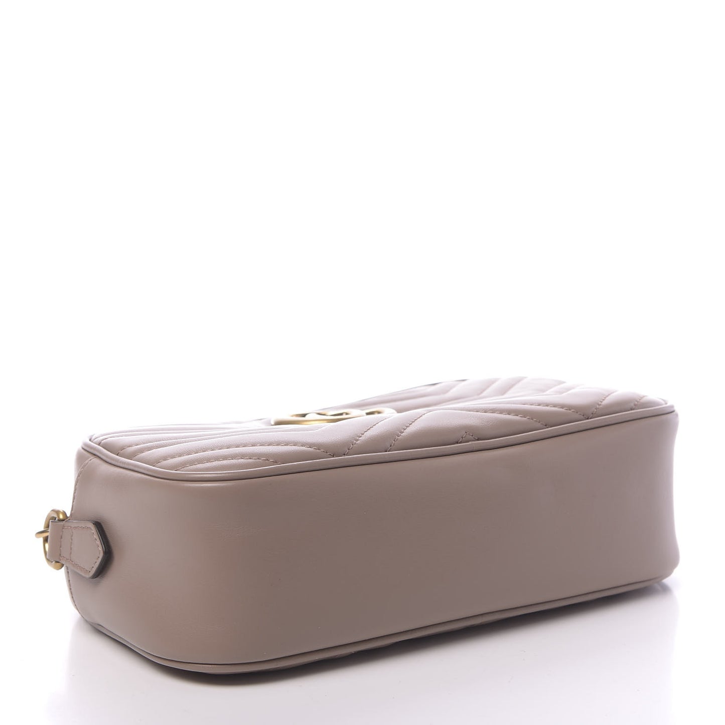 Calfskin Matelasse Small GG Marmont Chain Shoulder Bag Porcelain Rose
