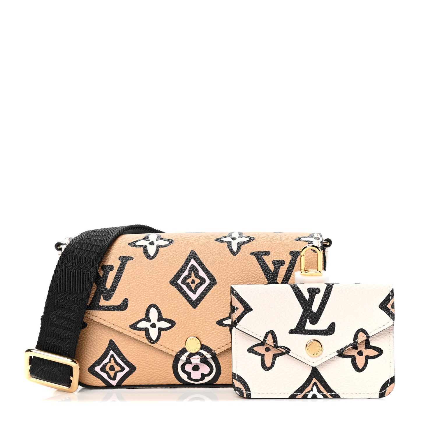 Monogram Wild At Heart Felicie Strap & Go Arizona Creme