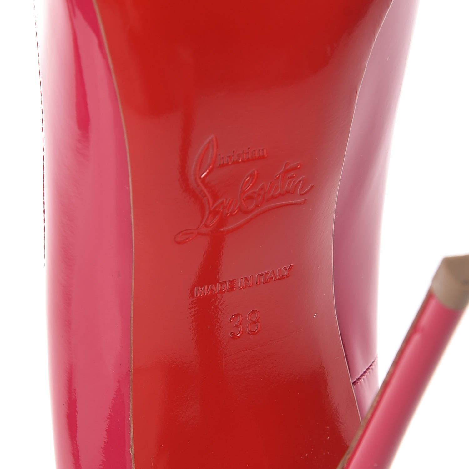 Christian Louboutin Patent So Kate 120 Pumps 38 Fuchsia 7 of 9