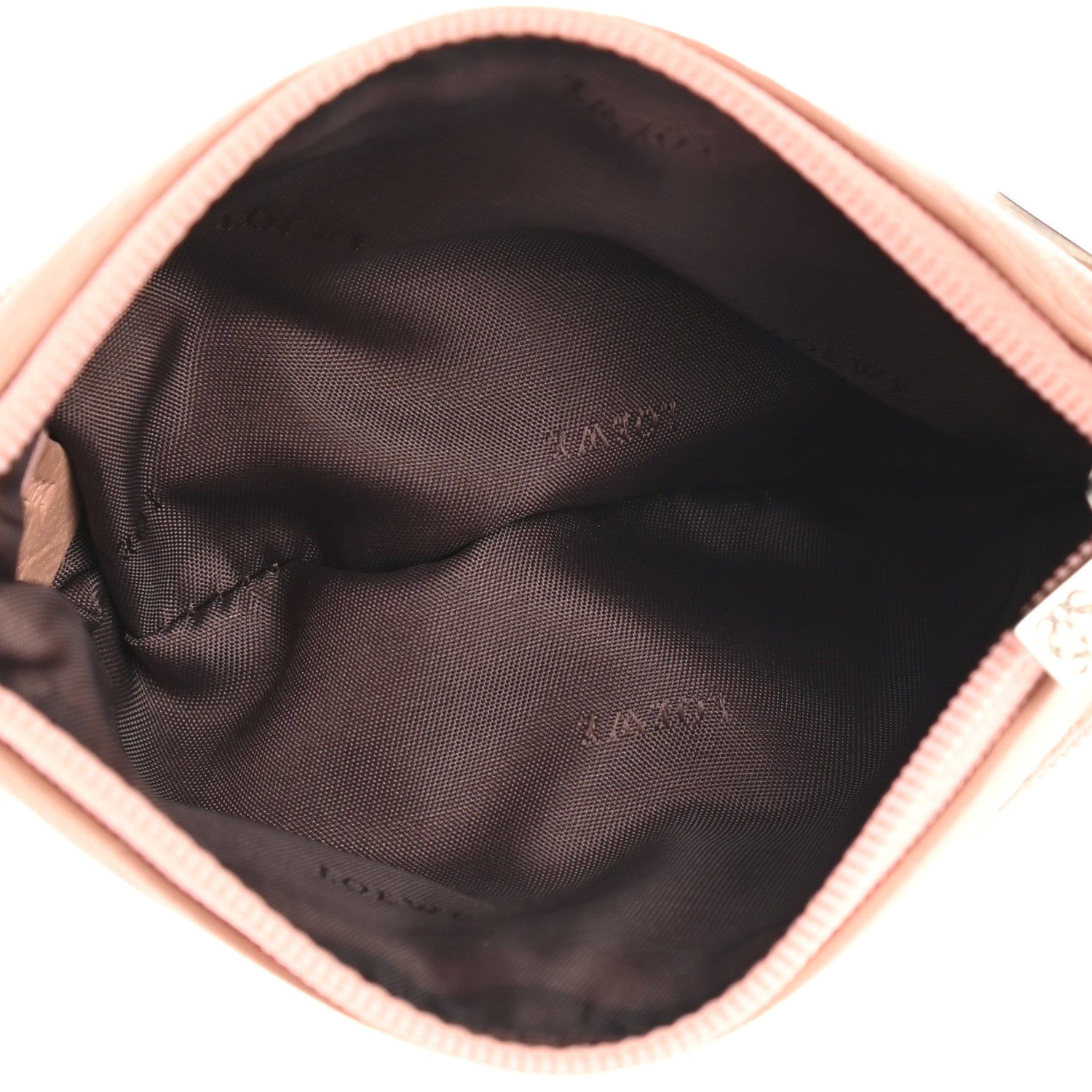 Loewe Calfskin Zip Coin Card Holder Blush 5 of 7