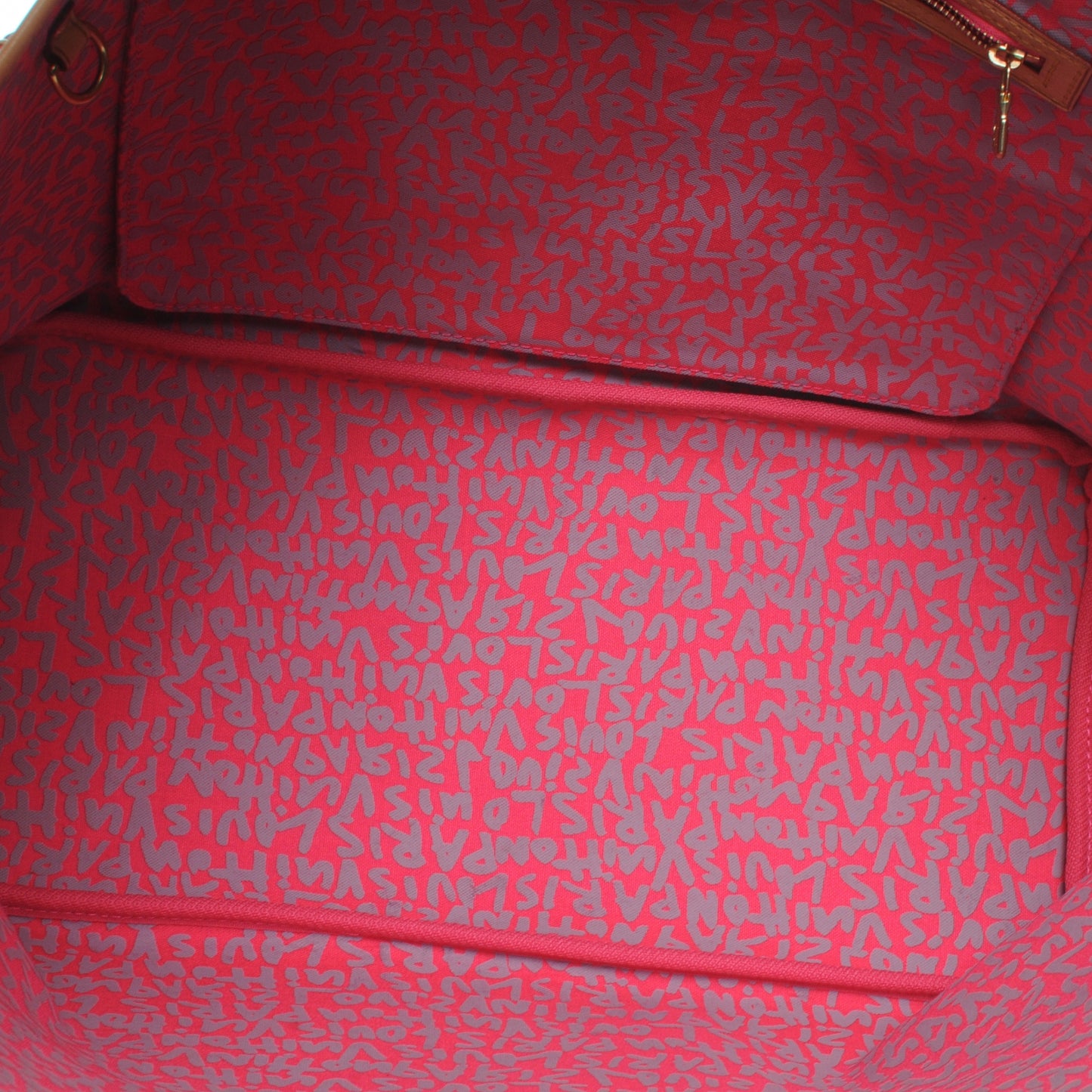 Monogram Graffiti Neverfull GM Fuchsia
