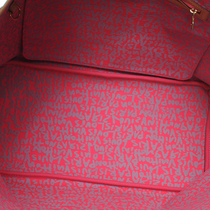 Louis Vuitton Monogram Graffiti Neverfull GM Fuchsia 5 of 7
