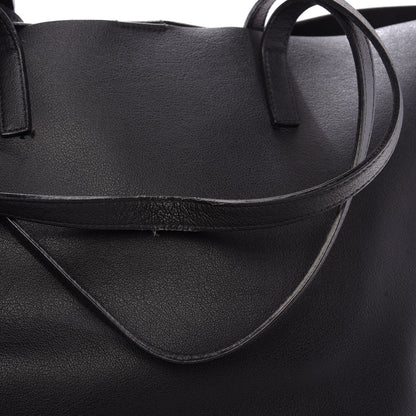Saint Laurent Calfskin Large Shopping Tote Black 11 of 12