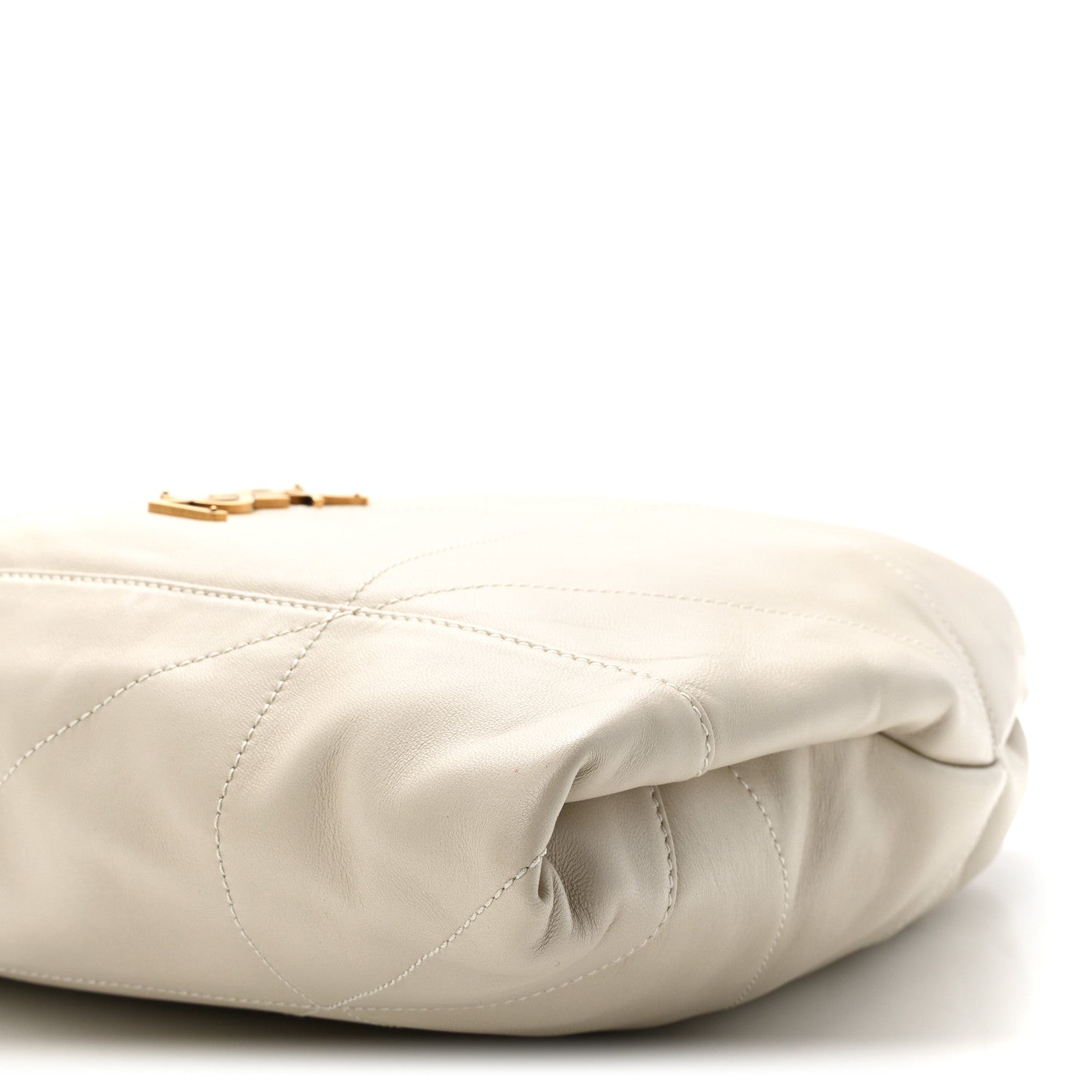 Saint Laurent Lambskin Matelasse Monogram Medium Jamie 4.3 Pochon Crema Soft 11 of 11
